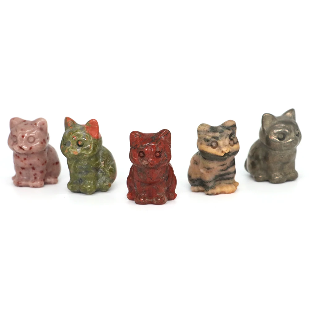 石製 猫の彫刻 約30cm 【公式通販】
