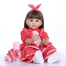 

24 Inch Handmade lovely princess girl simulation newborn education soft DIY doll