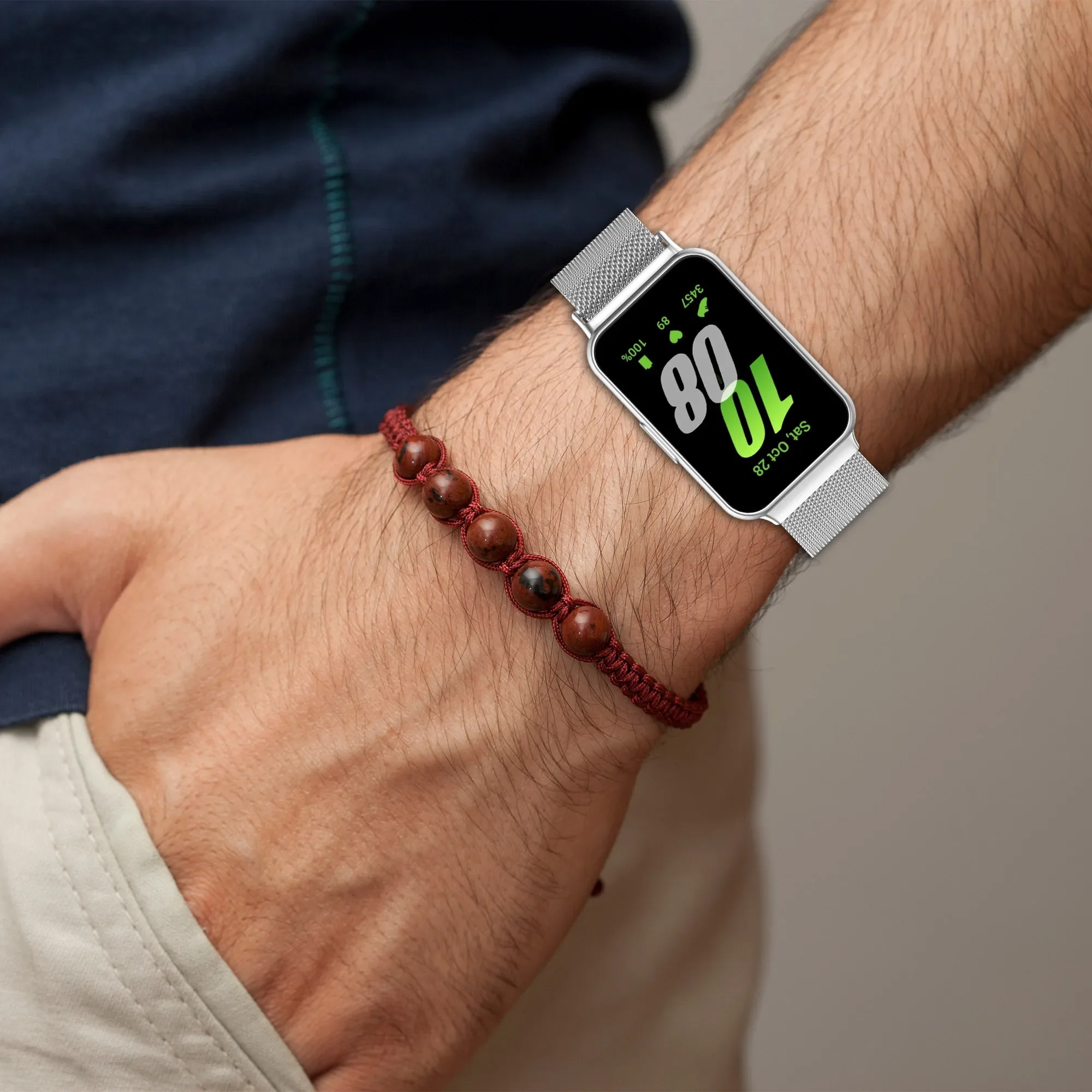 Milanese Loop Metal Magnetic Bracelet Wristband Accessory