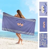 T-Toallin S-Southpark Beach Towels Shower Towel Sauna Travel Spa Microfiber Quick Dry Gym Accessories Cute Room Decor 1