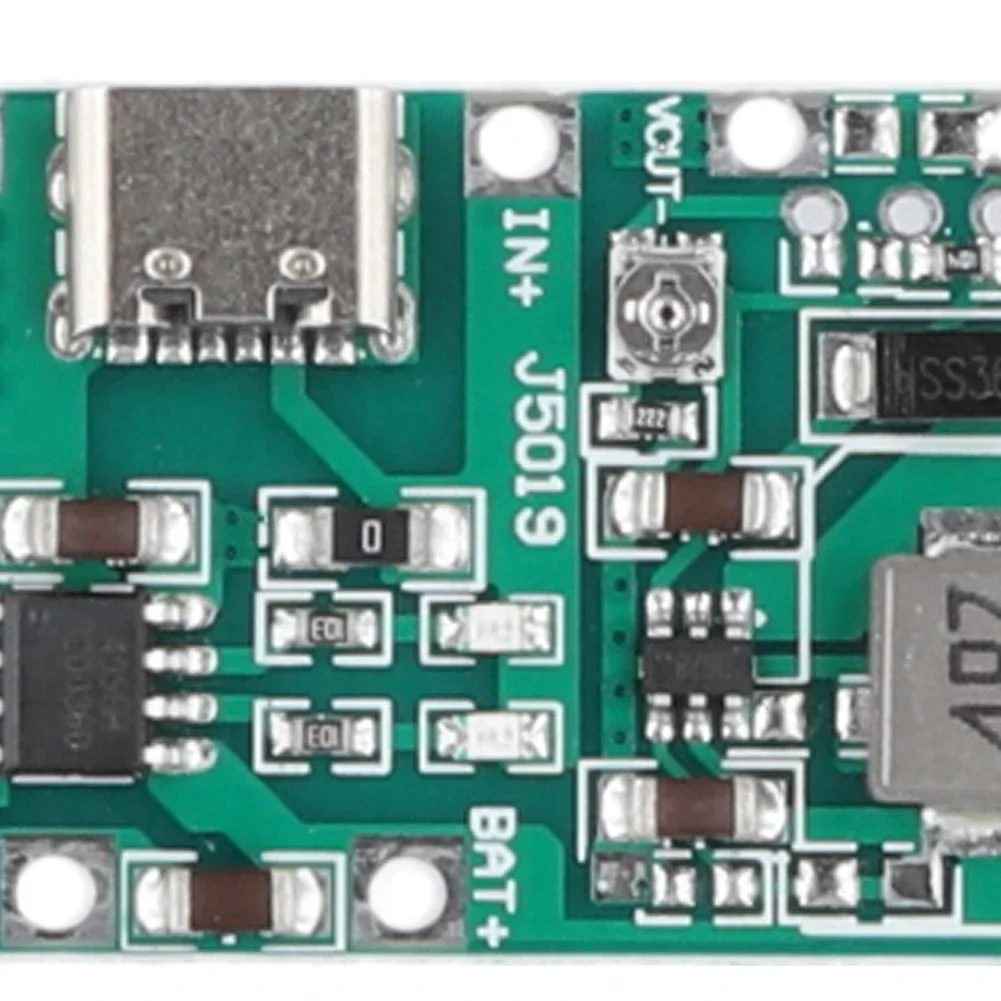 DC-DC Boost Module Type-C TP4056 Charger Discharge Power Board DC4.3-27V Charging Step Up Boost Module DIY Kit Parts 1-10PCS