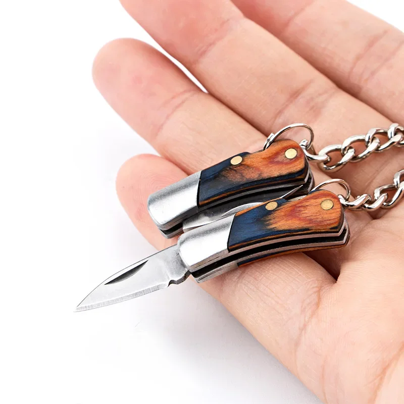

Outdoor Multifunctional Portable Folding Knife Key Pendant Unboxing Gadget Home Daily Use High Hardness Mini Fruit Knife