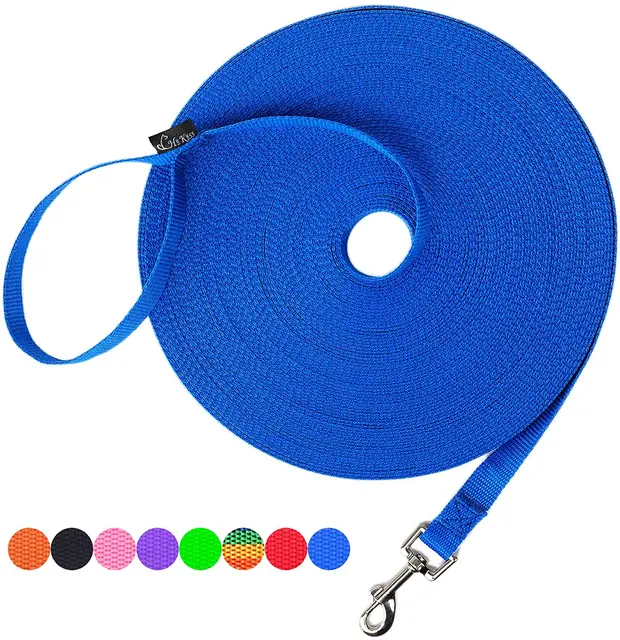 Pet Leash 3M 6M 10M 20M 50M Dog Puppy Obedience Recall Training Agility Lead Training Leash for Training Play Camping Backyard 2
