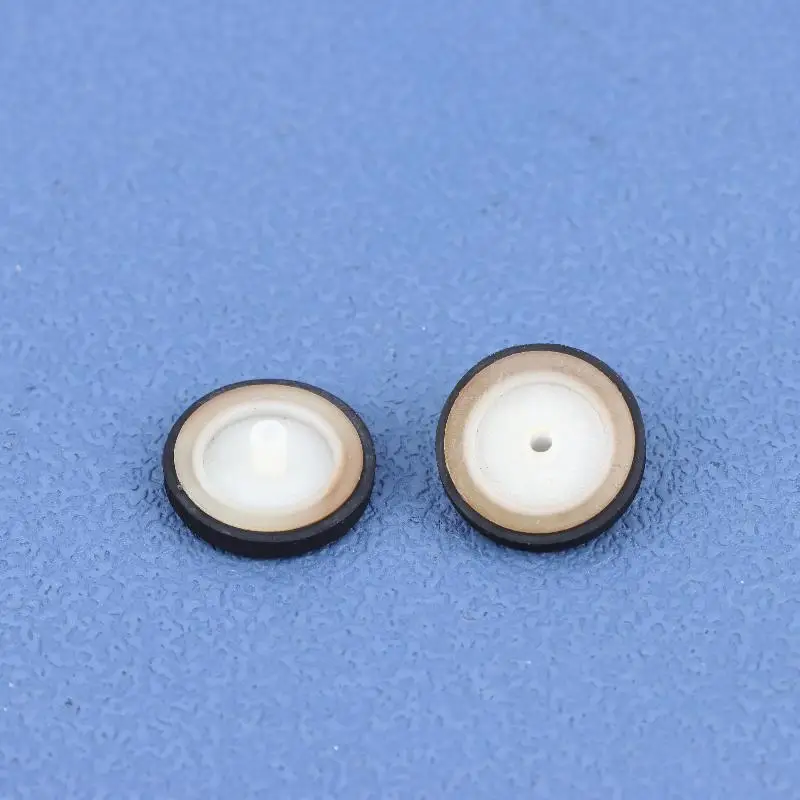 새로운 2Pcs 14.5x5.5x2x1.5mm 테이프 레코더 카세트 플레이어 용 고무 압력 롤러 워크맨 압력 레코더 플레이어 액세서리