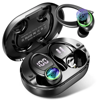DRSAEC Wireless Earbuds Sports, Bluetooth Headphones 5.3,4 ENC Noise Cancelling Mic, IP7 Waterproof Headset, 50H Playback. 1