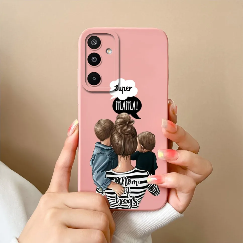 Fashion Pretty Sweet Girl Soft Liquid Silicone Protective Phone Case Cover