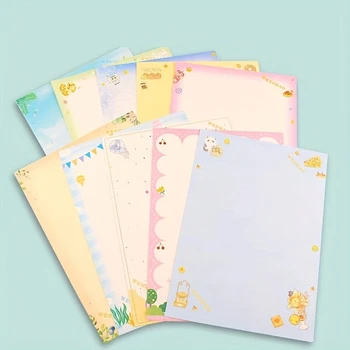 A4 Vintage Floral Stationery Paper 1