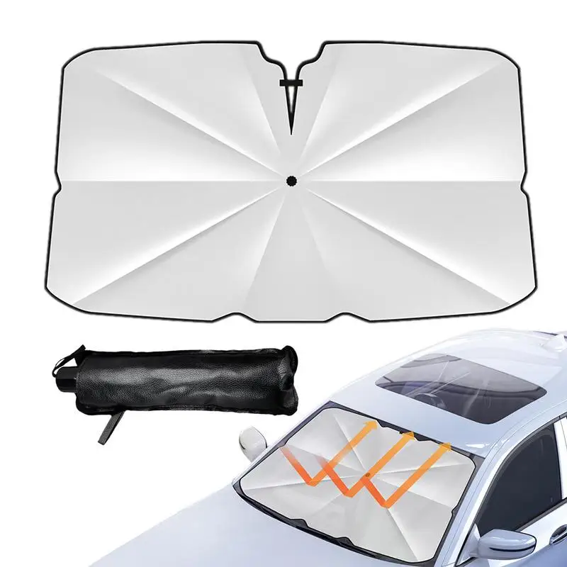 

Автомобильный зонт от солнца, автомобильный солнцезащитный зонт, Солнцезащитный зонт, летнее солнцезащитное интерьерное покрытие ветрового стекла, защитные аксессуары для автомобильного затенения