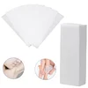 100Pcs Professional Hair Removal Waxing Strips Non-woven Fabric Waxing Papers Depilatory Beauty Tool for Leg Hairs Removal 6