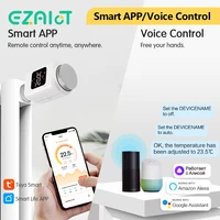 Tuya Smart WiFi Thermostatic Radiator Valve TRV Programmable APP Remote Temperature Controller Heater with Alexa Google Home - Image 3