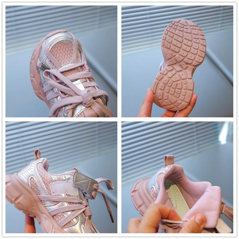 Chunky Running Sneakers for Kids Soft Sole Autumn School Shoes