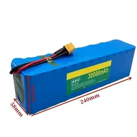 Nouveau 13S3P 48v 30Ah batterie Lithium-Ion 48v 30000mah 1000w pour 54.6v batterie électrique puissante avec BMS 4