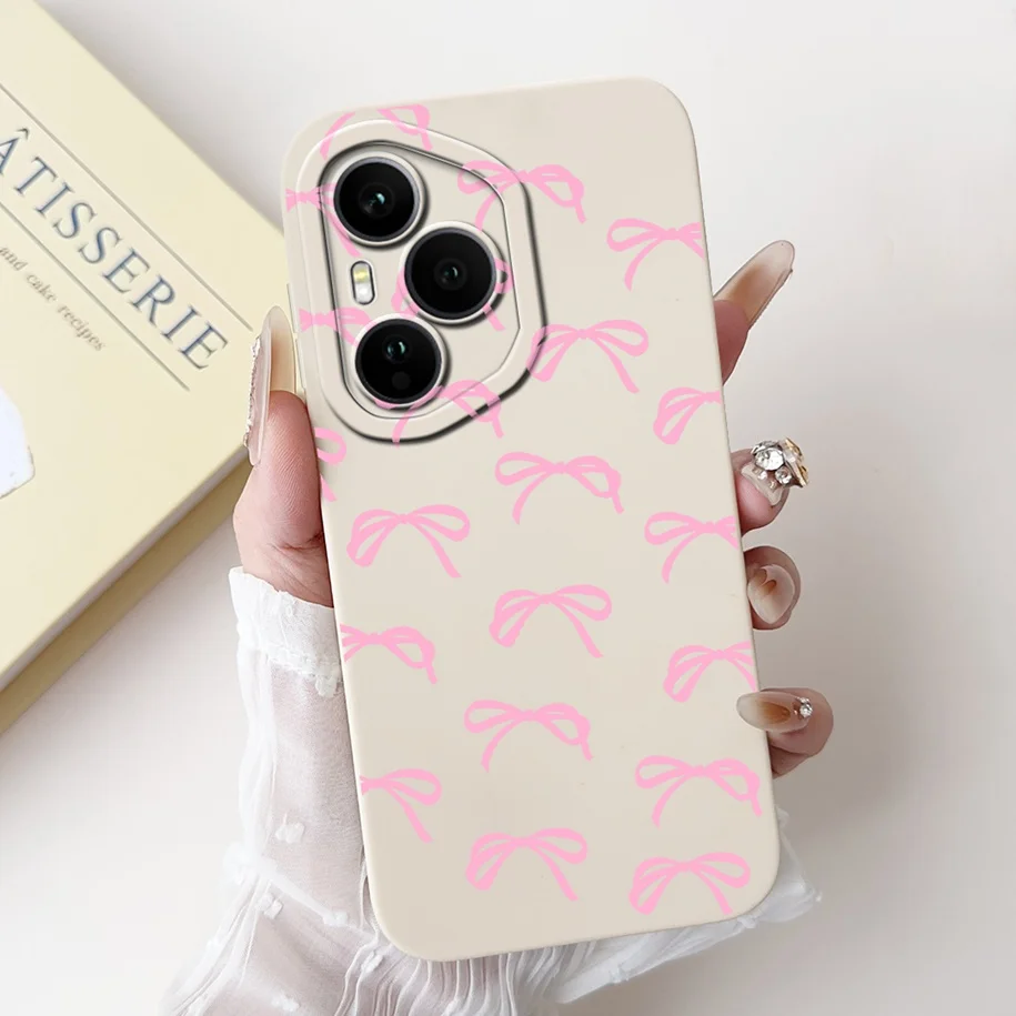 Elegant Bowknot Heart Anti-Drop Soft Phone Case - 2025 Fashion Collection