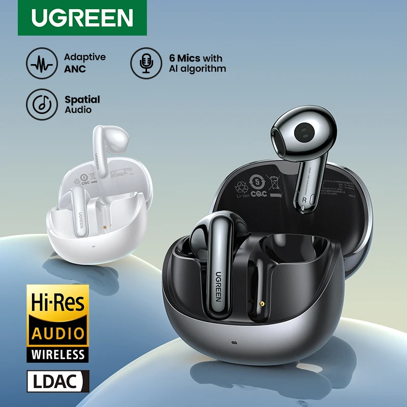 UGREEN H6 Pro Wireless Bluetooth Noise Cancelling Earbuds