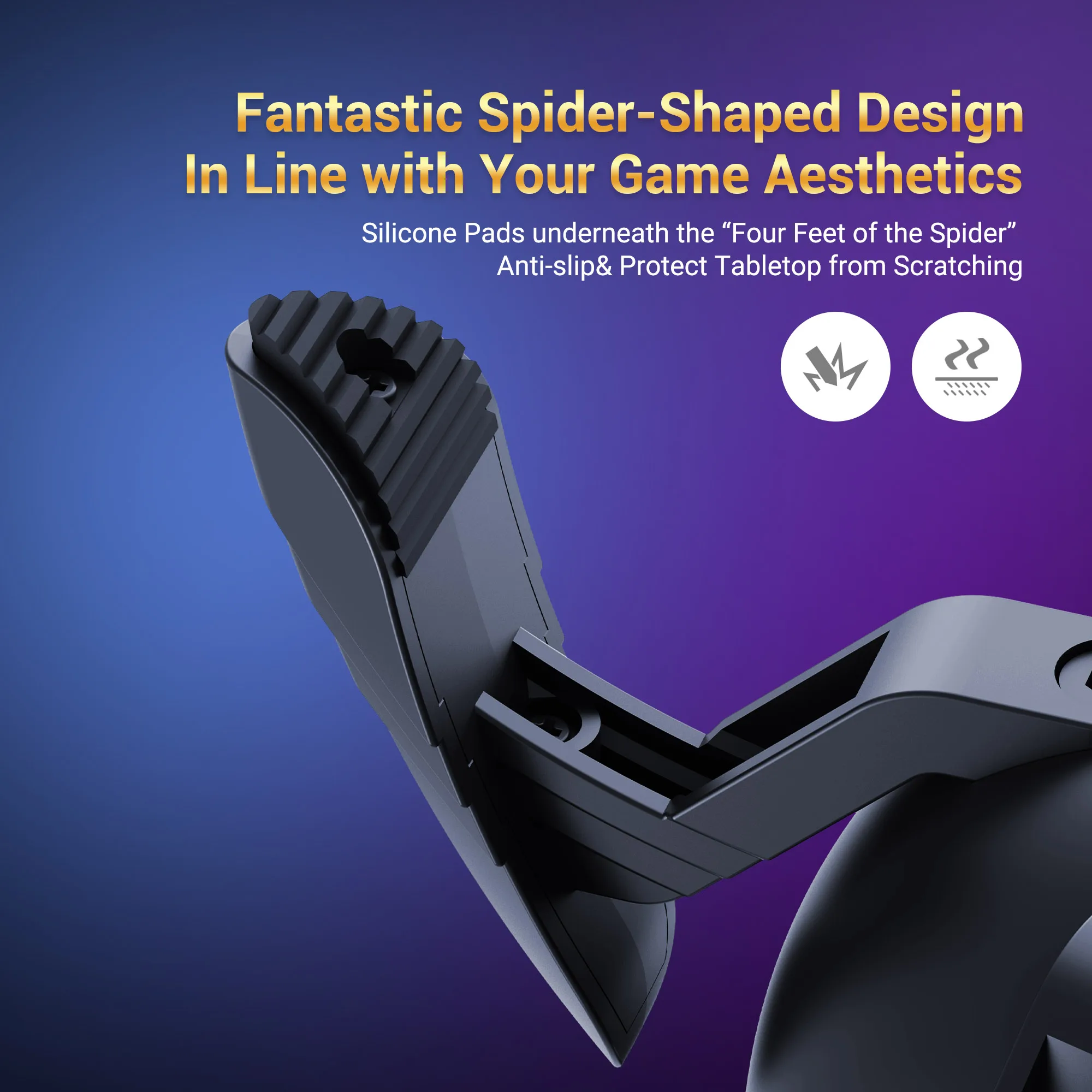 Tipo-C Portas USB, Headset Stand, RGB para Todos os Auscultadores