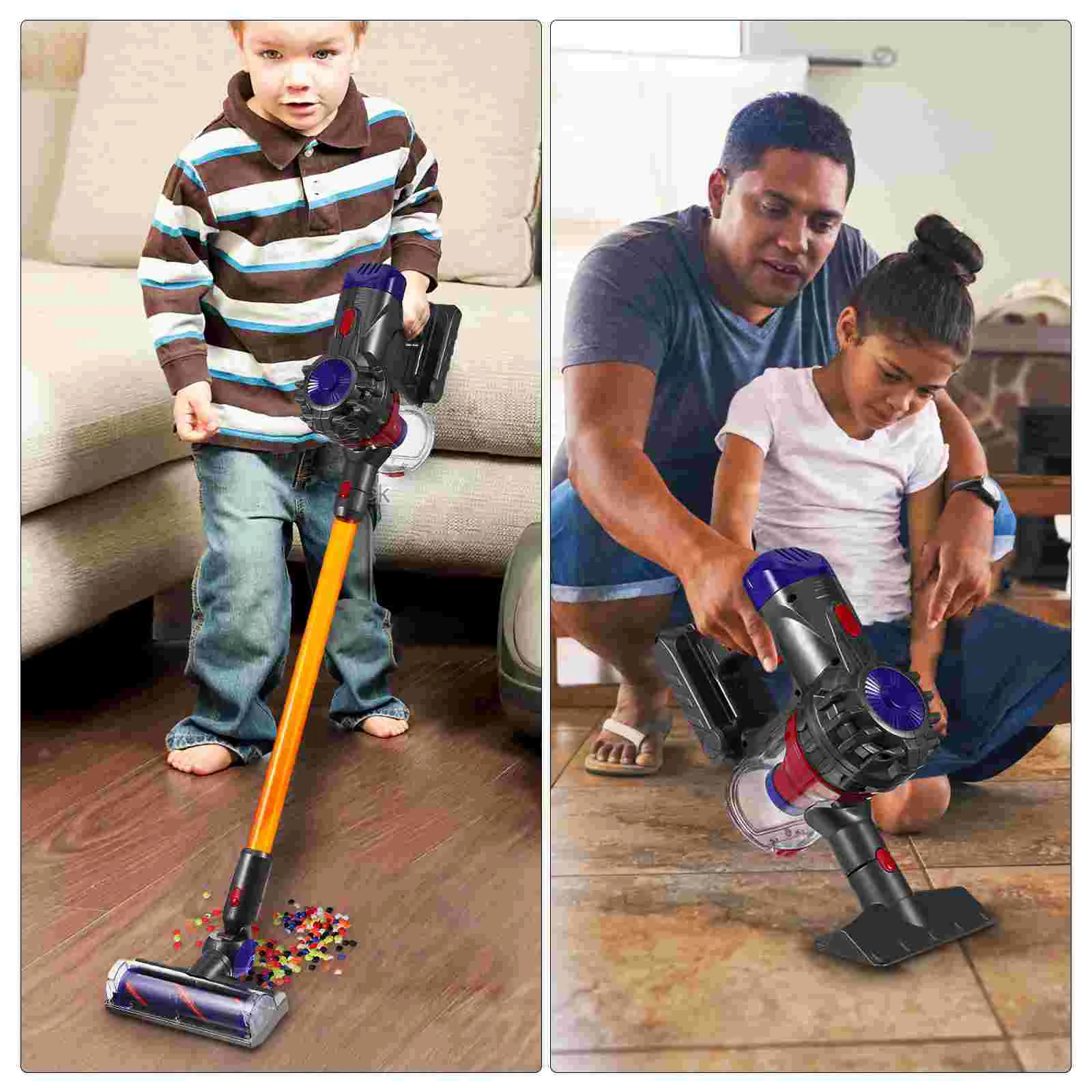 1009 Vacuum Cleaner English Color Box Kids That Cleaning Toys Pretend Play And Simulated Life Children'S Set Sanitation Broom 2