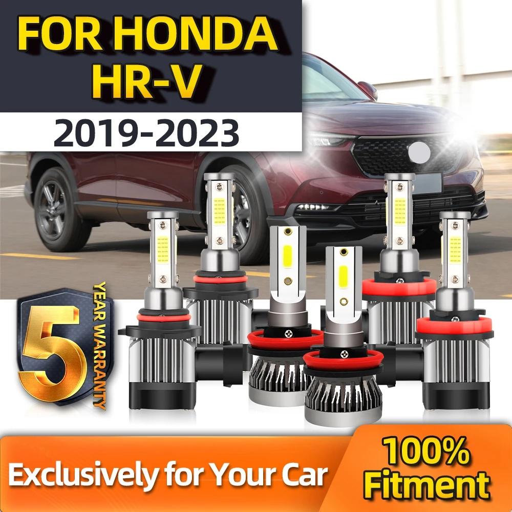

Crossfox 6000K Auto Light 9005 H11 High Low Beam Fog Light H11 Combo Auto Conversion Replace For Honda HR-V 2019 2020 2021-2023