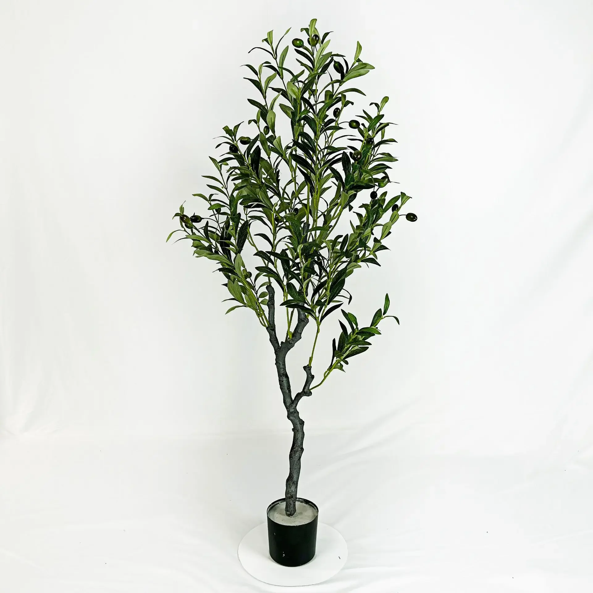 

Artificial Olive Branches, Fake Plants, Potted Branches, Office Living Room, Floor-standing Bonsai, Home Decoration