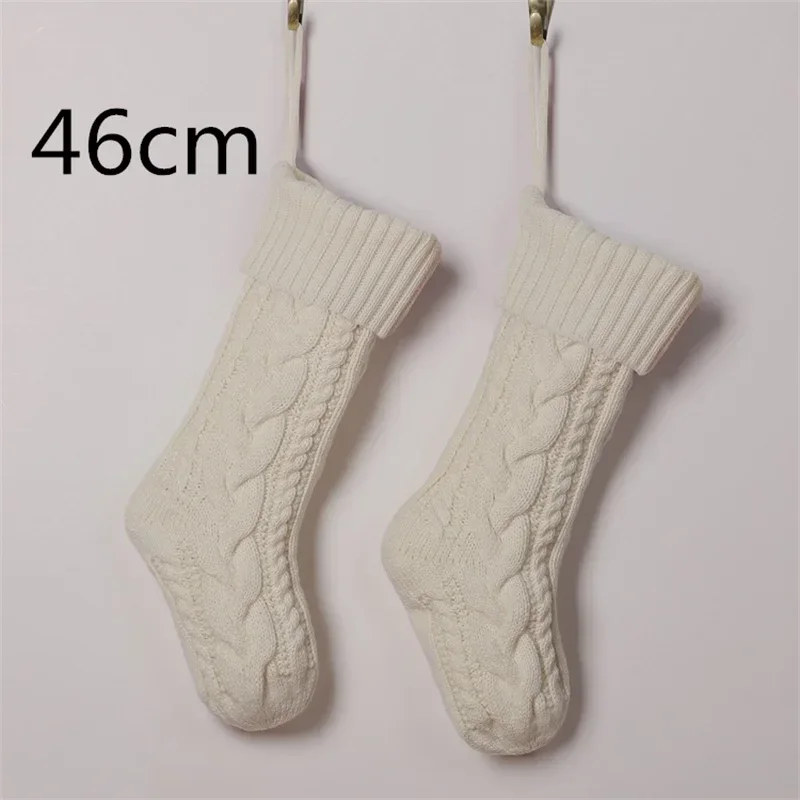 18"/46CM Large Capacity Christmas Gift Bag Decorative Socks Christmas Stocking Hanging Xmas Tree Ornaments Decorations gift bags,christmas gift bags,christmas stockings