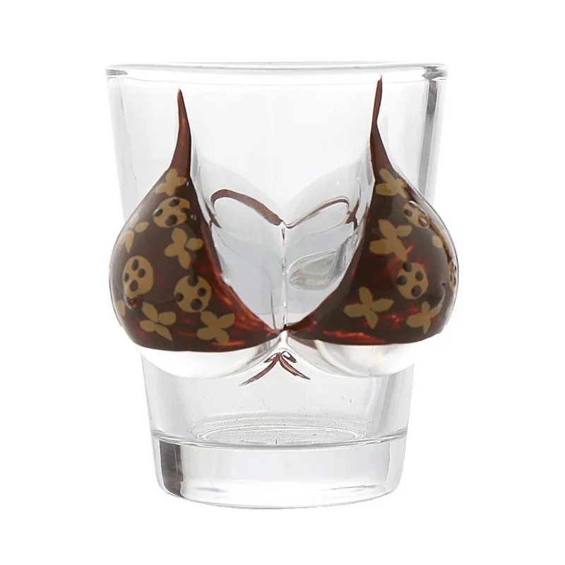 Creative Hand Painted Shot Glass 50ml Thickened Glass Vodka Shochu Cocktail Wine Home Bar Fashion Drinking Utensils wine glass,drinking glasses