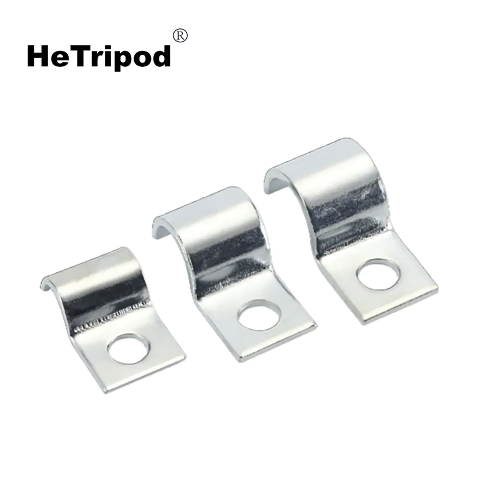 Unilateral pipe clamp saddle clamp cable wire fixing buckle fixing steel 5 6 8 10mmPipe oil circuit 1PCS hose clamps wire rope clamps cable clamps pipe clamps plastic clamps