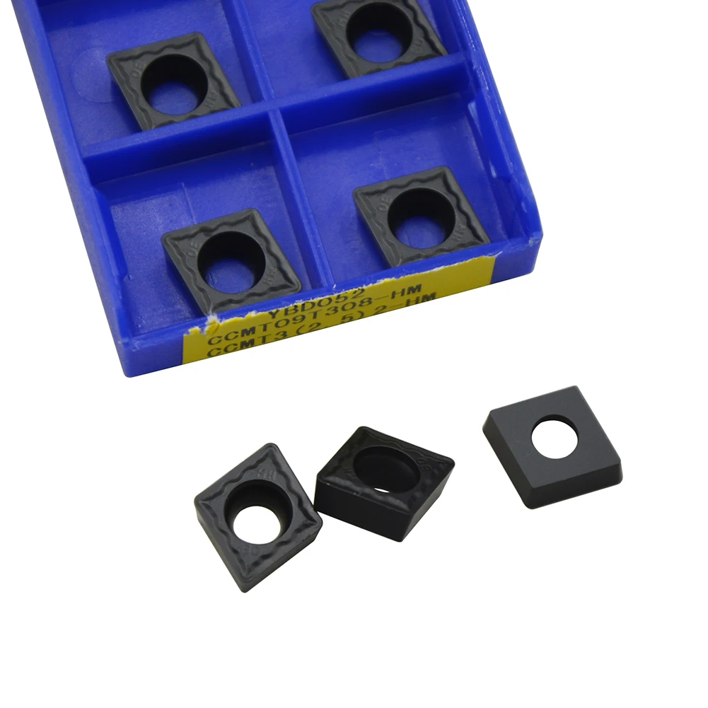 1 Box (10pcs) CCMT3(2.5)2-HM CCMT09T308-HM YBD052 High-quality CNC Carbide Inserts