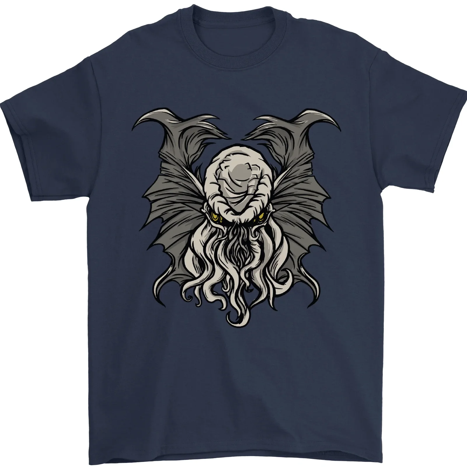 Maglietta Cthulhu Entity Kraken 100% Cotone