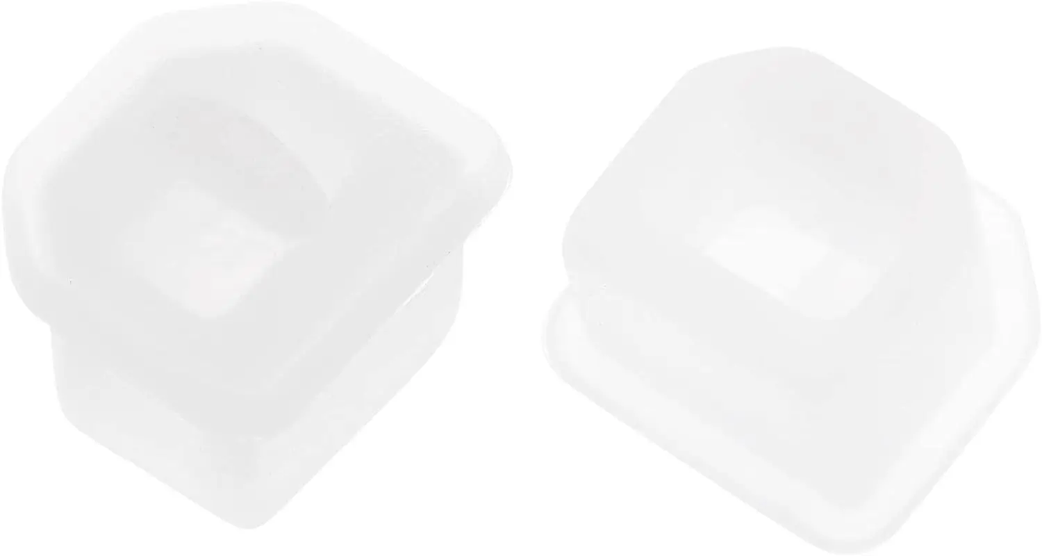 

10pcs Silicone USB B Port Protectors Anti-Dust Stopper Cap Cover, Clear