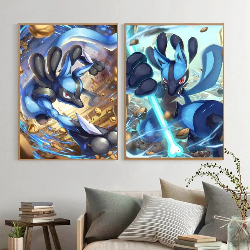 Stampa Su Tela Pokemon Zeraora Modern Living Room Poster Toys Regali Di Compleanno Kid Action Figures Cartoon Character Picture