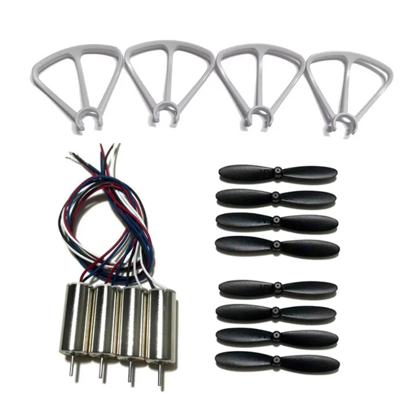 

Комплект запасных частей для мини-дрона 4 ДРК V9 4D-V9 CW CCW лопасть пропеллера двигателя защитная рамка сменный аксессуар