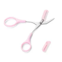 1/3 pièces rasoir de sourcils outils de maquillage ciseaux à sourcils en acier inoxydable avec peigne épilation sourcils façonnage outils de maquillage 3