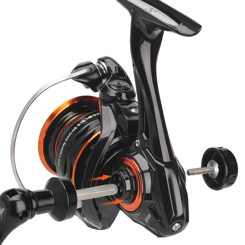 HISTAR Long Casting 5.4:1 High Ratio 5kg Drag Power 5+1 BB Metal