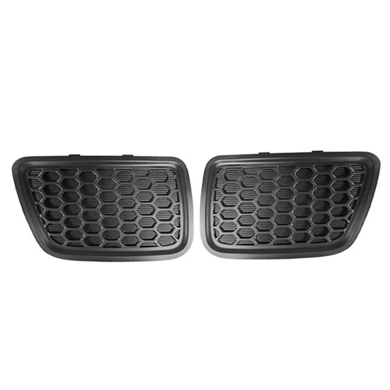 1 Pair LH+RH Front Lower Grille Tow Hook Cover Insert Bezel For Jeep Grand Cherokee 2014- 68143099AC 68143098AC
