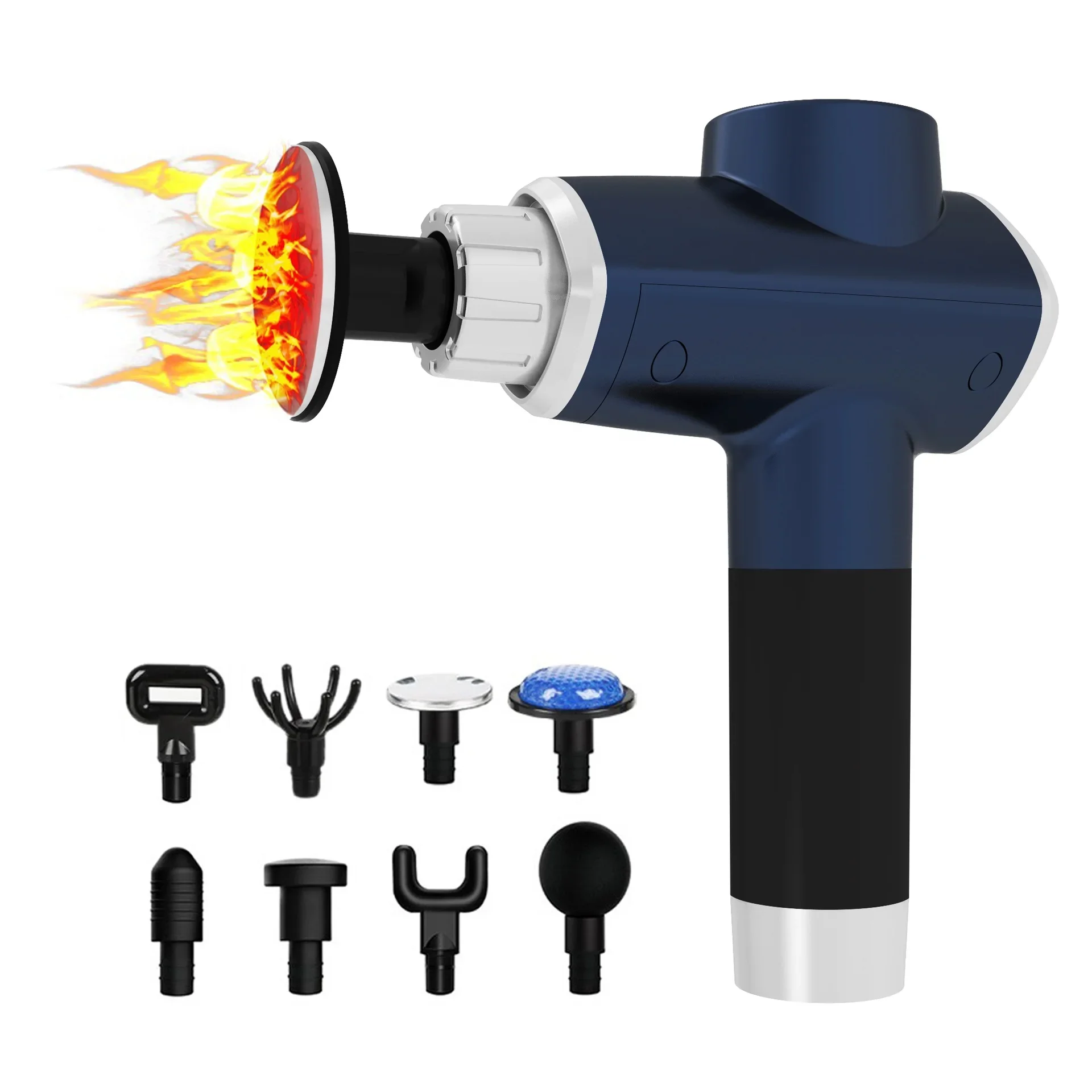 Electric Cordless Private Label Sport Fascia Gun Deep Tissue Vibration Percussion massage pistol Mory Muscle Massage Gun