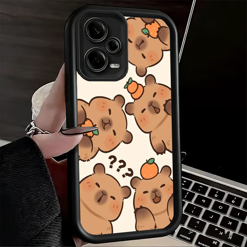 Capybara Cartoon Cute Soft Phone Case Shell