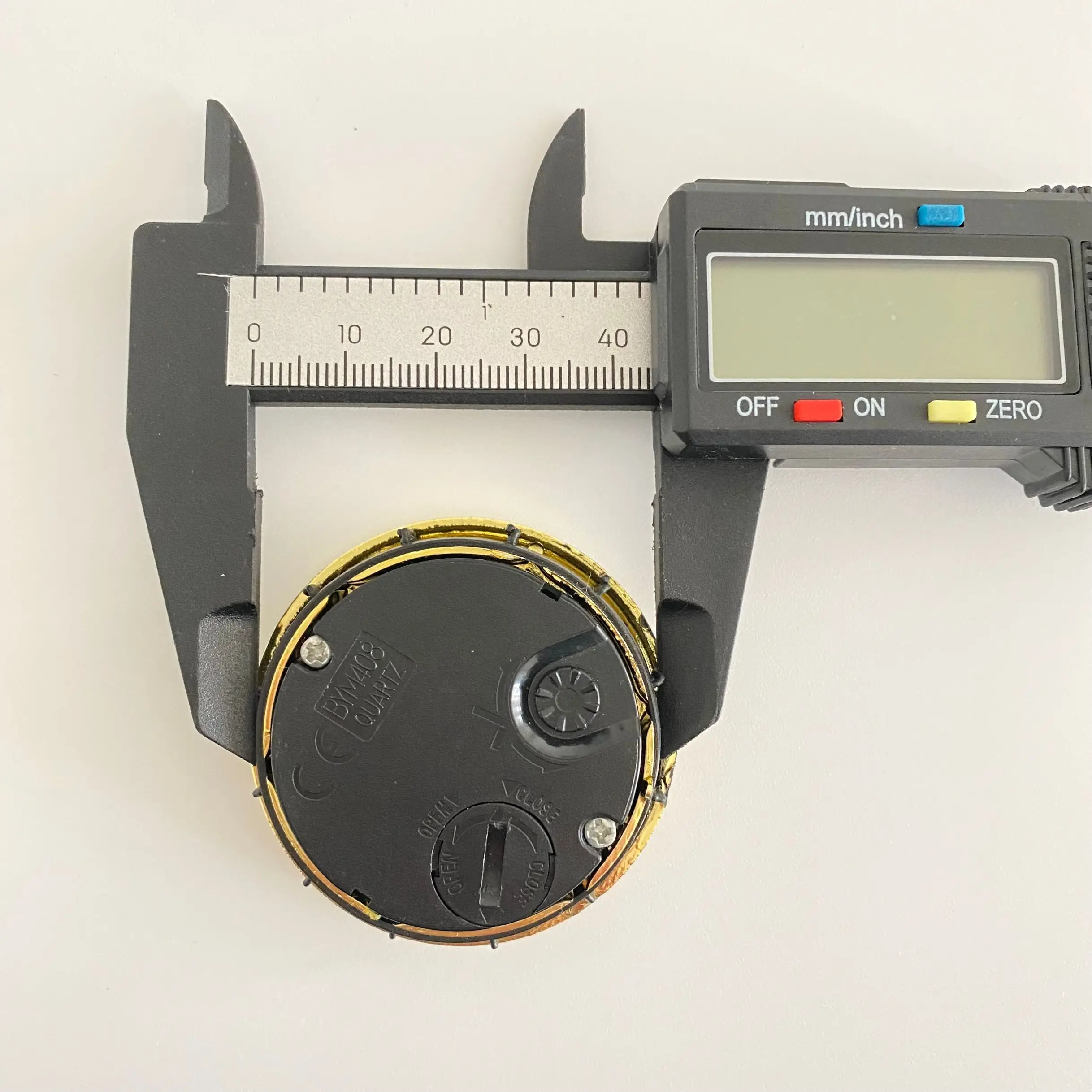 Quartz Clock Insert 50MM Round Miniature for Built-in Clock Fit Up DIY Desk Movement Mechanism quartz clock movement