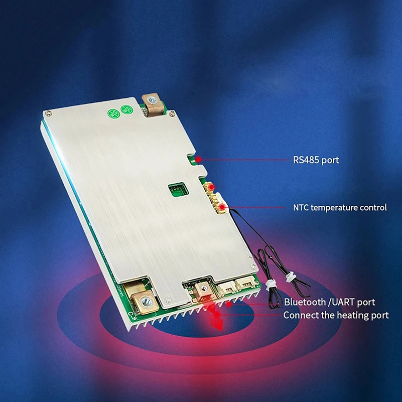 JBD BMS 리튬 이온 스마트 BMS, 온도 센서 기능 밸런스 보드, 리튬 배터리용, 4S LiFePo4, 12V, 3S, 100A, 150A, 200A, BT UART, RS485
