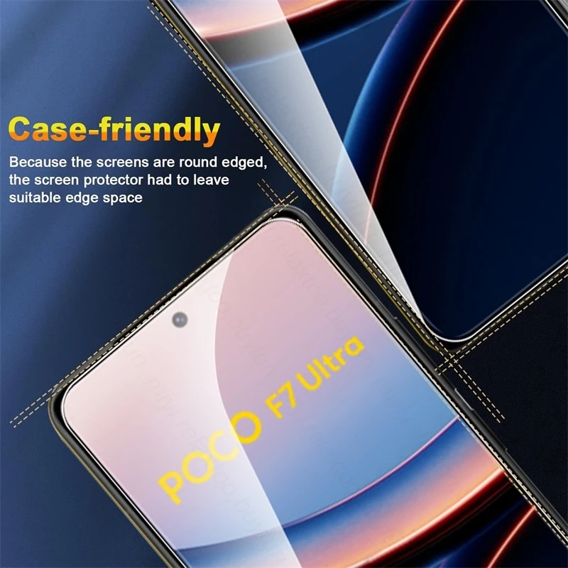 Premium 9H HD Screen Protector with Protective Glass Case