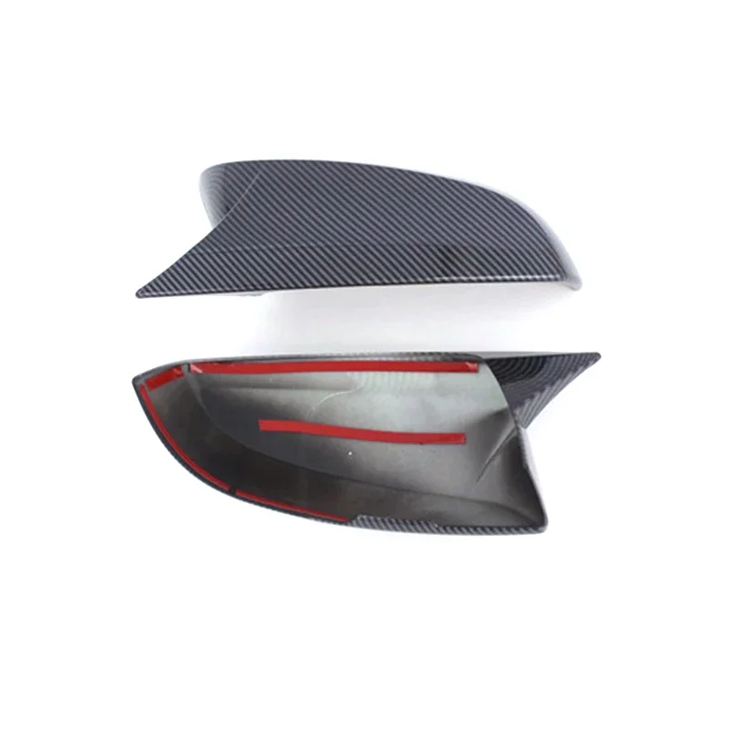 자동차 사이드 미러 커버 캡 카본 파이버 사이드 도어 미러 커버 트림 토요타 타코마 2016 2017 2018 2019 RAV4 2019 2020용