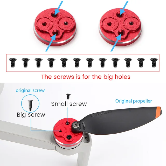 Updated For Mini 2 Motor Cover Scratch Proof Propellers Aluminum Alloy Protective Cover For DJI Mavic Mini 2/SE Accessories - Image 3