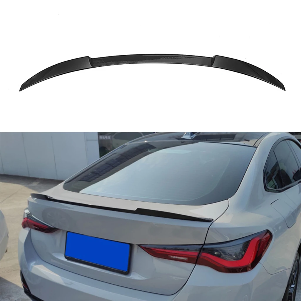

Rear Spoiler For BMW 4 Series G26 425i 2021-2022 4 Doors Car Rear Wing Trunk Spoiler Decklid Lid Trim Splitter Lip