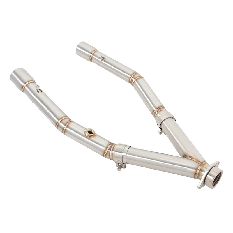 For BMW G310 G310R Motorcycle Exhaust Slip on Motorcross Mid Pipe Stainless Steel Modified Exhaust Full Systems Connect Tube - Image 4