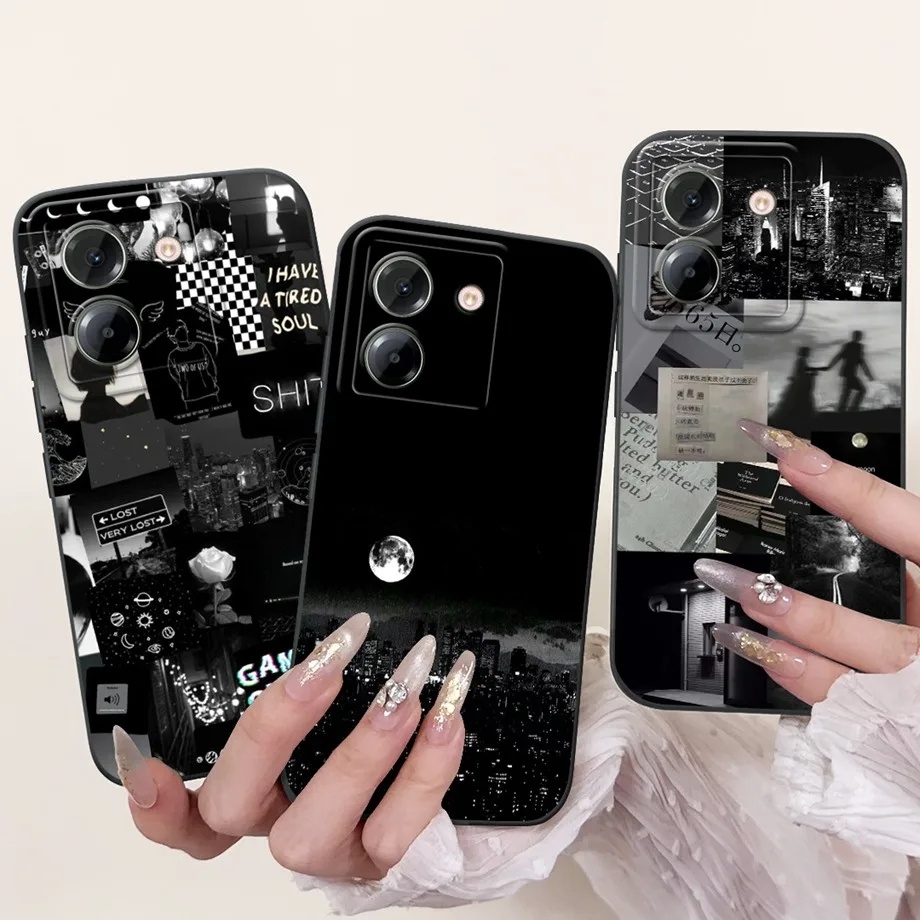 For Xiaomi Poco M7 Pro 5g Poco X7pro Funda Soft Silicon Capa Moon Night 