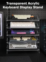 Transparent Acrylic Keyboard Display Stand Keyboard Mouse Desktop Organizer Acrylic layer Rack keyboard tray Desktop Organizer 1