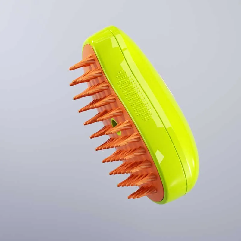 Title 6, Steamy Dog Brush Electric Spray Cat Hair Brush ...