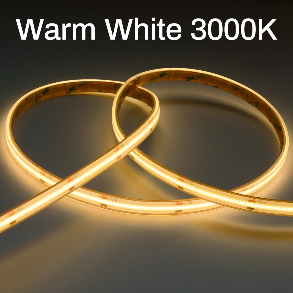 Buy Wholesale China 9w/m White Ip68 480 Leds/m 12/ 24 V Cob Led Strip Light  Flexible Cob Led Modules & Led Strip Lights at USD 2.89