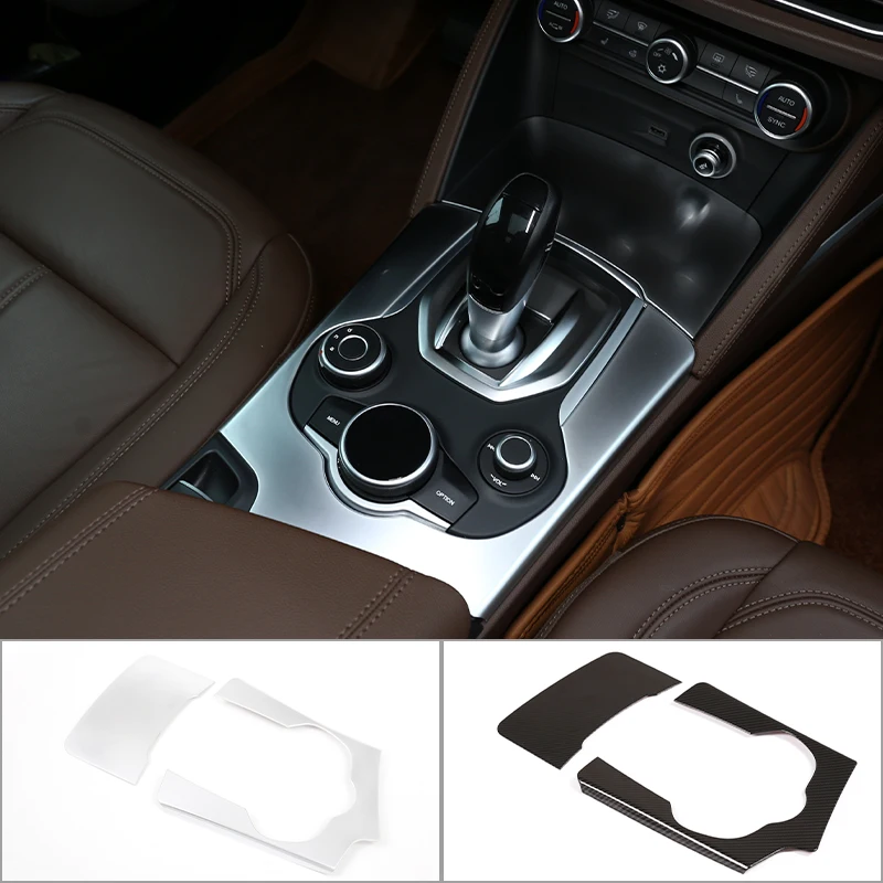 

Декоративная панель центральной консоли из АБС-углеволокна для Alfa Romeo Stelvio 2017 2018 2019, аксессуары для интерьера