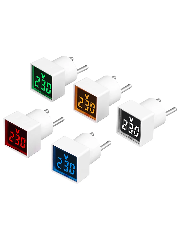 LED   跮 а ǥñ,  ׽  , EU ÷, AC 220V, 230V, 30mm 簢, 50-500V