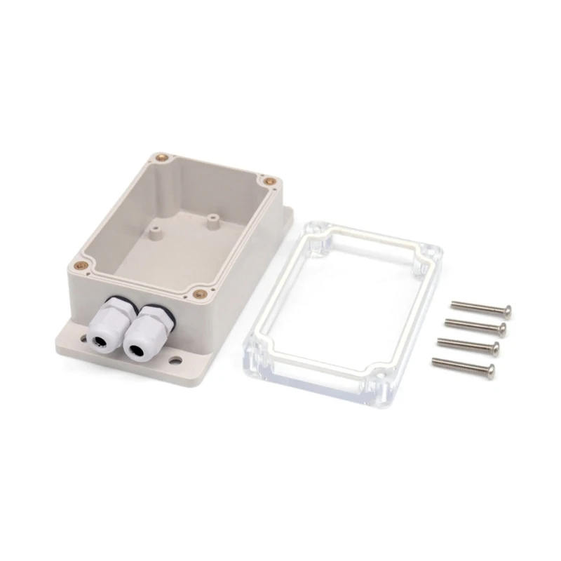 Clear Cover Junction Box Wall Hang- Ip66 Impermeabile Custodia Per Progetti In Abs Custodia Con Foro Cavo Cavo Connect Power