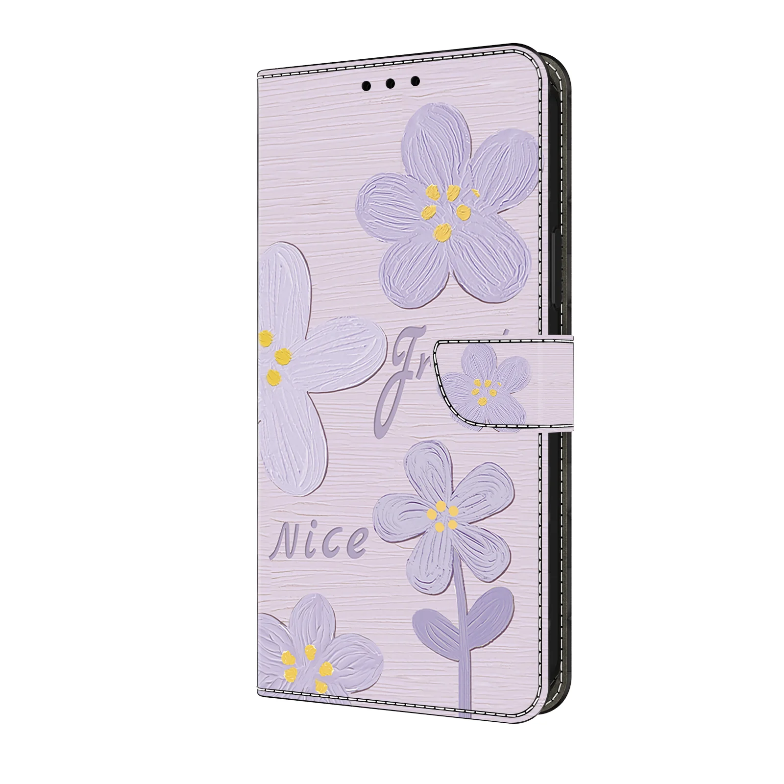 Luxurious 3D Magnetic Flip Leather Wallet Phone Case